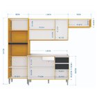 Cozinha Compacta Poquema 2 Peças Aline