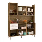 Cozinha Compacta Pratice 6 Portas 2 Gavetas Carvalho/branco -