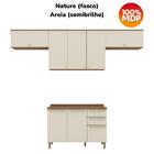 Cozinha Compacta Requinte 8 Portas 2 Gavetas Nature/areia - H