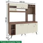 Cozinha Compacta Retro 182 Cm Com Tampo Cc97 Fell