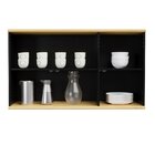 Cozinha Compacta Retrô 4 Peças Preto/marfim