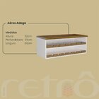 Cozinha Compacta Retrô 5 Peças Off White/nogueira