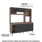Cozinha Compacta Retrô Sabrina 7 Portas E Tampo - Teka/grafi