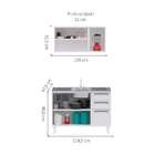 Cozinha Compacta Roma 5 Pt 3 Gv Branca