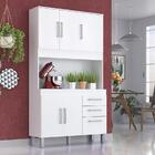 Cozinha Compacta Sagitario 0,93m 5 Portas 3 Gav