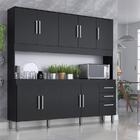 Cozinha Compacta Sagitario 1,94m 9 Portas 3 Gav