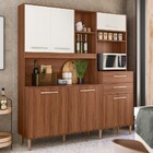 Cozinha Compacta Salsa 6 Portas 2 Gavetas Avelã/off White Cri