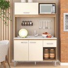 Cozinha Compacta Sarah S/t 123cm C/nicho P/micro Cc14-carvalh