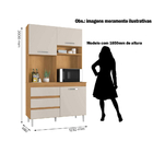 Cozinha Compacta Smart 3 Pt 3 Gv Cedro E Champanhe