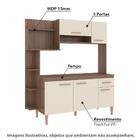 Cozinha Compacta Sofia Com 5 Portas E Tampo - Teka/champagne