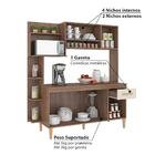 Cozinha Compacta Sofia Com 5 Portas E Tampo - Teka/champagne