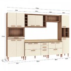 Cozinha Compacta Style Iii 13 Portas E Tampo - Manchester/cha