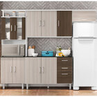 Cozinha Compacta Suíça 4 Peças Com Tampo - Poliman - Branco /