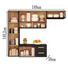 Cozinha Compacta Suspensa 189cm 2012149 Armoveis