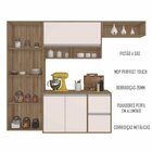 Cozinha Compacta Suspensa 3 Portas 2 Gavetas Com Nichos Turim