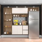 Cozinha Compacta Suspensa 3 Portas 2 Gavetas Com Nichos Turim