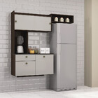 Cozinha Compacta Suspensa 4 Portas 1 Gaveta Lara Poquema