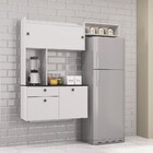 Cozinha Compacta Suspensa 4 Portas 1 Gaveta Lara Poquema