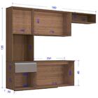 Cozinha Compacta Suspensa 553 Poqq