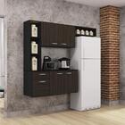 Cozinha Compacta Suspensa 5 Portas E 1 Gaveta 163cm Isis A521