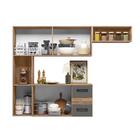 Cozinha Compacta Suspensa 7 Pts 2 Gavetas Juliete Nicioli