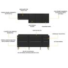 Cozinha Compacta Trevalla Móveis New Paris 8 Portas 3 Gavetas