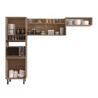 Cozinha Compacta Tripoli Carvalho Grafite