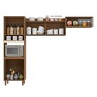 Cozinha Compacta Tripoli Carvalho Off-white