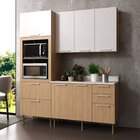 Cozinha Compacta Tulipa 170cm 3 Peças, 6 Portas E 5 Gavetas C