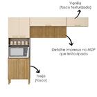 Cozinha Compacta Urbane 9 Portas Ripado 3d Freijó/vanilla - K