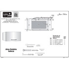 Cozinha Compacta Valencia 4 Peças 8 Portas 2 Gavetas Salleto