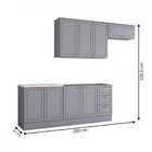 Cozinha Compacta Veneza 8 Portas 3 Gavetas 100% Mdf Americana