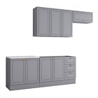 Cozinha Compacta Veneza 8 Portas 3 Gavetas 100% Mdf Americana