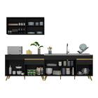 Cozinha Compacta Veneza Gb Multimóveis Mp2076 Com Armário E B