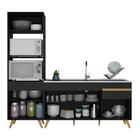 Cozinha Compacta Veneza Gb Multimóveis Mp2078 Com Armário E B