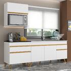 Cozinha Compacta Veneza Gw Multimóveis Mp2075 Com Armário E B