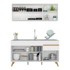 Cozinha Compacta Veneza Gw Multimóveis Mp2079 Com Armário E B