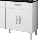 Cozinha Compacta Ventura 8 Portas Branco