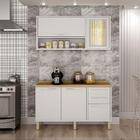 Cozinha Compacta Viena 02 Sallêto Branco