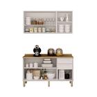 Cozinha Compacta Viena 02 Sallêto Branco