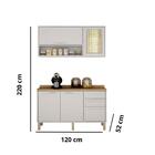 Cozinha Compacta Viena 02 Sallêto Branco