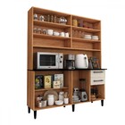 Cozinha Compacta Vitória 7 Portas 2 Gavetas Freijó/off White