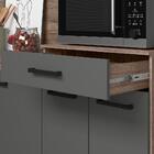 Cozinha Compacta Yara 160 Com 7 Portas E 1 Gaveta - Nicioli