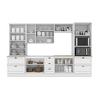 Cozinha Completa 06 Peças Com Cristaleira Americana Henn