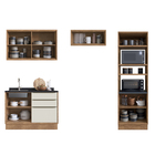 Cozinha Completa 07 Portas 100% Mdf Com Tampo Ten Ph3038/42/4