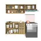 Cozinha Completa 07 Portas E 02 Gavetas Dani Carvalho Sallêto