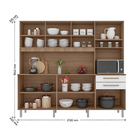 Cozinha Completa 08 Portas 02 Gavetas E 05 Nichos Ibiza Monta