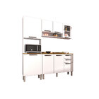 Cozinha Completa 08 Portas E 02 Gavetas Dani Branco Sallêto M