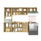 Cozinha Completa 09 Portas E 02 Gavetas Dani Carvalho Sallêto