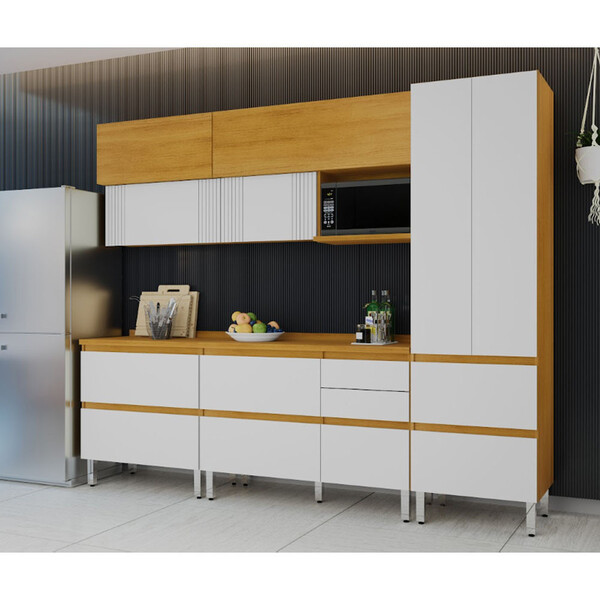 Cozinha Completa 100 Mdf Pilar 5 Peças